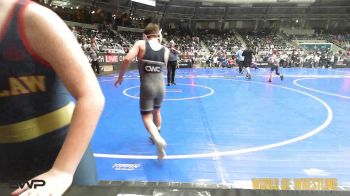 100 lbs Semifinal - Levi Smith, Outlaw Wrestling Club vs Maxon McMurtrie, Cowburn Wrestling Compound