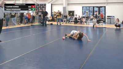 49 lbs Cons. Semis - Noah Rodriguez, Ridge Wrestling Club vs Carter Gomez, Top Of The Rock Wrestling Club