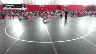 135 lbs Champ. Round 3 - Caley Graber, Summit Wrestling Academy vs Bailey Kes, No Nonsense Wrestling Club