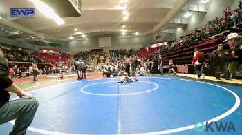 49 lbs Consi Of 4 - Brentley Baucom, Pryor Tigers vs Aidyn Wolfe, Heat