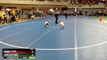 40 lbs Quarterfinal - Henrik Stowe, Elk River vs Aiden Matthees, Z-M (Zumbrota/Mazeppa)