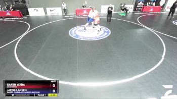 125 lbs Semifinal - Garth Wara, California vs Jacob Larsen, Valley Silverbacks Wrestling Club