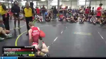 107 lbs Quarterfinals (8 Team) - Isaak Skelly, Peer Pressure Elite vs Clinton VerHeecke, American Gladiators