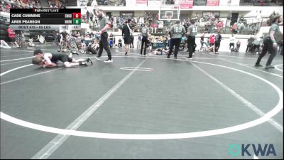 85 lbs Quarterfinal - Cade Cummins, Choctaw Ironman vs Ares Pearson, Norman North