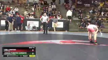 141 lbs Champ. Round 1 - Joel Cawoski, Seton Hill vs Joshua Fuentes Norikiyo, San Francisco State