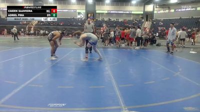 149 lbs Quarterfinal - Caiden Saavedra, Williams Baptist vs Adriel Pina, University Of Central Florida