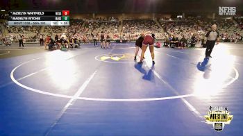 G5A-190 lbs Quarterfinal - Madelyn Ritchie, MADILL (Girls) vs Jazielyn Whitfield, MCLAIN (Girls)