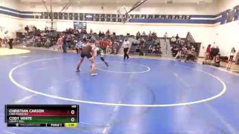 145 lbs Semifinal - Christian Carson, Lake Roosevelt vs Cody White, Liberty Bell