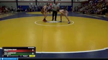 160 lbs Semifinal - Tim Sarnecky, North Bend vs Brayden Gray, Crater