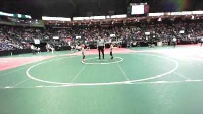 50 lbs Quarterfinal - Loftynn Malcolm, LDYA vs Hayden Condon, DONA