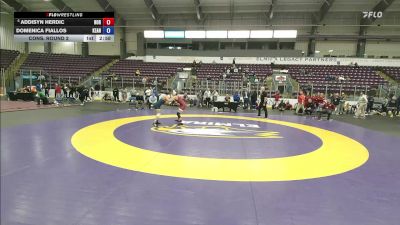 117 lbs Cons. Round 2 - Domenica Fiallos, Kean vs Addisyn Herdic, Norwich