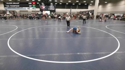 77 lbs 3rd Place Match - Kal Thompson, King Select Wrestling vs Oliver Umlauf, Berge Elite Wrestling Academy