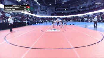 150 lbs 5th Place Match - Caleb Myers, Columbia vs Santiago Carbajal, Columbia