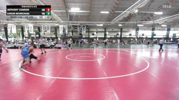 138 lbs Consi Of 16 #2 - Anthony Condor, Arlington Wrestling Club vs Logan McMichael, Viking Wrestling Club