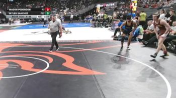 Quarterfinal - Mason Pederson, Papillion-LaVista vs Myles Sanchez, Creighton Prep