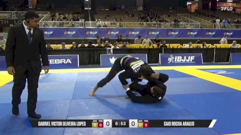 Gabriel Victor Oliveira Lopes vs Caio Rocha Araujo 2026 Pan Jiu Jitsu IBJJF Championship