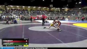 113 lbs Semis & 1st Wrestleback (8 Team) - Landon Lavey, 5A Crook County vs Evan Groulx, 5A Scappoose