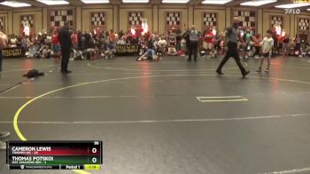 96 lbs Quarterfinals (8 Team) - Cameron Lewis, Triumph WC vs Thomas Potskoi, Mat Assassins Red