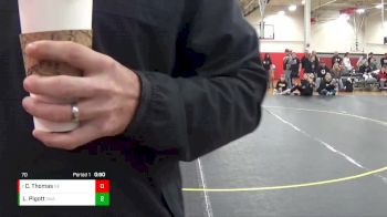 70 lbs Round 1 - Christian Thomas, Nebraska Elite vs Logan Pigott, Siouxland Wrestling Academy