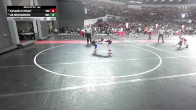 63 lbs Cons. Round 4 - AJ McDearmon, Waukesha Wrestling Club vs Cullen Stanley, Mollitium Wrestling Club