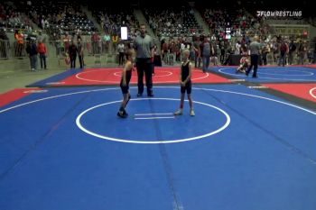 49 lbs Round Of 16 - Jett Swaggerty, Catoosa Youth Wrestling vs Jackson Griffin, Harrah Little League Wrestling
