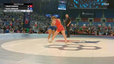 140 lbs Cons. Rd Of 16 - Chloe Sanders, IA vs Marli Denmark, TX