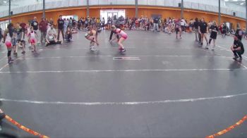 110 lbs Round 1 (4 Team) - Maddie Beck, Team Palmetto Pink vs Sofia Salas, NC Girls Wrestling Club