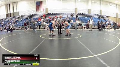 117 lbs Quarterfinal - Ignacio Ortega, Highland Wrestling Club vs Payson Mashke, Michigan