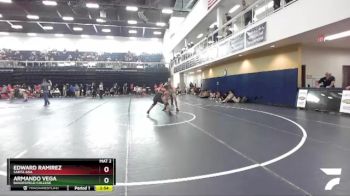 165 lbs Cons. Round 3 - Edward Ramirez, Santa Ana vs Armando Vega, Bakersfield College