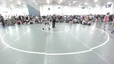 125 lbs Quarterfinal - Landon Moore, Metro All-Stars - HS vs Harrison Garrett, Hoosiers Mafia - HS