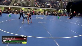 90 lbs Cons. Semi - Kaesen Ramstorf, Pursuit Wrestling Minnesota vs Finnley Leis, LAW