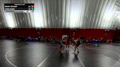 157 lbs Placement (16 Team) - Brady DeCamp, Xavier-Cedar Rapids A vs Owen Eigen, Mahtomedi