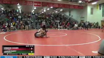 Round 2 - Ambrose Hansen, Cedar Falls vs Landon Duffy, Independence