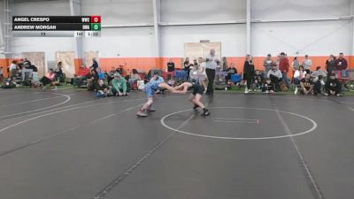 72 lbs Round 6 (8 Team) - Andrew Morgan, Donahue WA vs Angel Crespo, Westshore WC