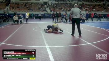 D3-150 lbs Quarterfinal - Gabriel Gallardo, Sahuarita Hs vs Stosh Jobe, American Leadership Academy Gilbert