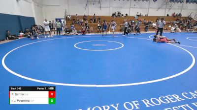 130 lbs Semifinal - Javian Palomino, The Snake Pit vs Robert Garcia, Warriors WC