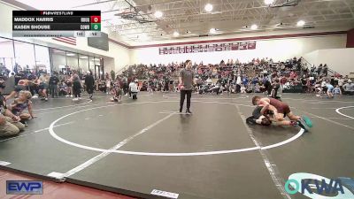 67 lbs Quarterfinal - Maddox Harris, Rough Riders vs Kasen Shouse, Cowboy Wrestling Club