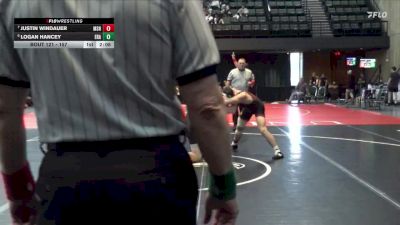 157 lbs Cons. Round 3 - Justin Windauer, Montana State-Northern vs Logan Hancey, Embry-Riddle (Ariz.)