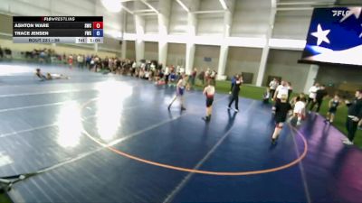 98 lbs Cons. Semi - Ashton Ware, Stallions Wrestling Club vs Trace Jensen, Fremont Wrestling Club