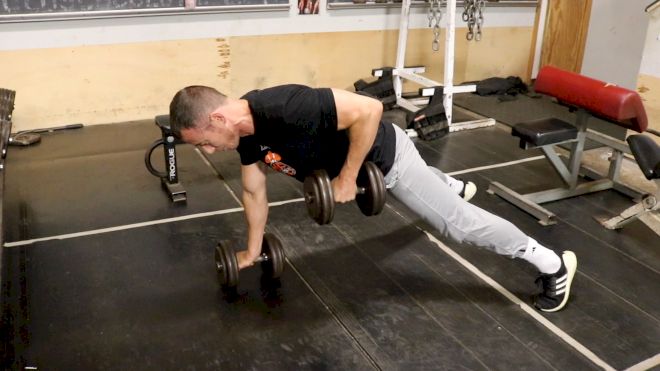 Coach Myers Wrestling S&C: 2 Full-Body Workouts With Only Dumbbells