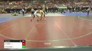 130 lbs Round Of 16 - Ray Waller, Gilroy Hawks vs Austin Simmons, Jr. Drillers