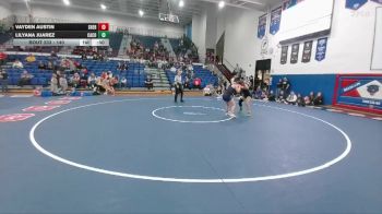 140 lbs Cons. Round 2 - Vayden Austin, Sheridan vs Lilyana Juarez, Campbell County
