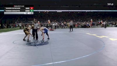 D3-113 lbs Semifinal - Mason Katschor, Dundee vs Roman Goulette, Ogemaw Heights HS