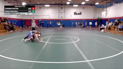 157 lbs 1st Place Match - Connor Butter, University Of The Ozarks vs Brian Mitchell, Luther