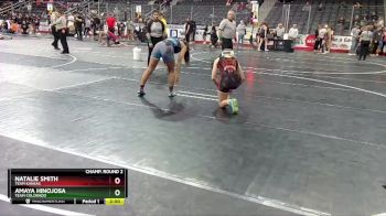 122 lbs Champ. Round 2 - Amaya Hinojosa, Team Colorado vs Natalie Smith, Team Kansas