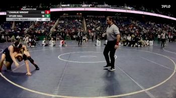 1A 215 lbs Cons. Round 1 - Charlie Wright, Central Carolina Academy vs Syler Hall, Pamlico County High School