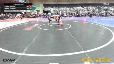 132 lbs Consi Of 16 #1 - Elijah Butler, California Grapplers vs Isaac Andres, Lemoore Wrestling Club