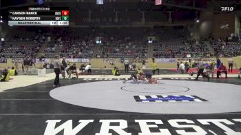 144 lbs Quarterfinal - Kaygen Roberts, Boyle County vs Carson Nance, Anderson County