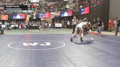 AA - 132 lbs Champ. Round 1 - Carter Buchanan, Billings West vs Bennett Fuller, Missoula Sentinel