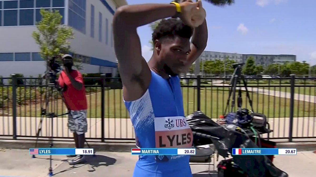 Noah Lyles Nearly Breaks Track Internet With 18.90* Clocking